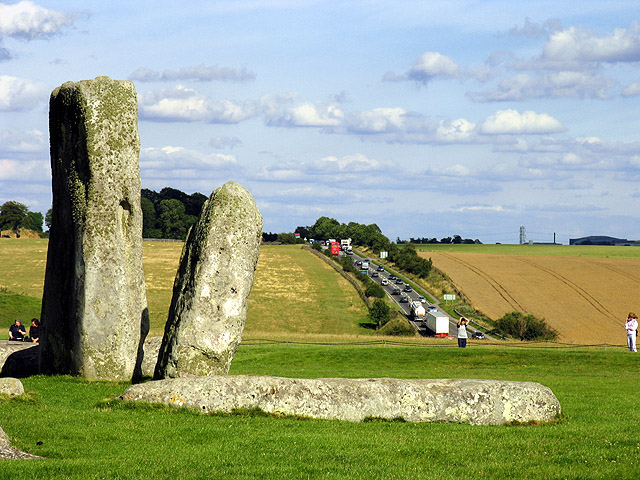 Stonehenge and the A303. Pam Brophy