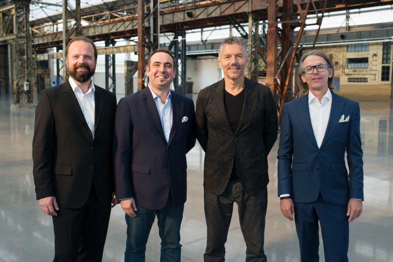Art Dusseldorf new co-owners Walter Gehlen, Marco Fazzone, Rene Kamm, Andreas Lohaus.