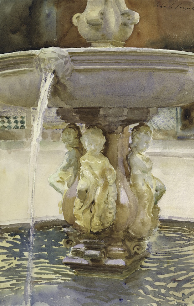 Spanish Fountain (1912), John Singer Sargent. Courtesy of the Metropolitan Museum of Art