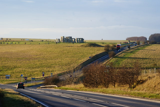 Stonehenge and the A303. Pam Brophy