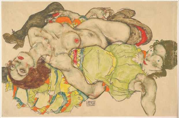 Female Couple (1915), Egon Schiele. Albertina, Vienna