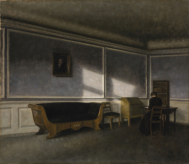 Sunshine in the Drawing Room (Solskin i dagligstuen) (1910), Vilhelm Hammershøi. Photo: NGC