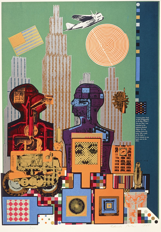 Wittgenstein in New York (from the As is When portfolio) (1965), Eduardo Paolozzi. © Trustees of the Paolozzi Foundation, licensed by DACS
