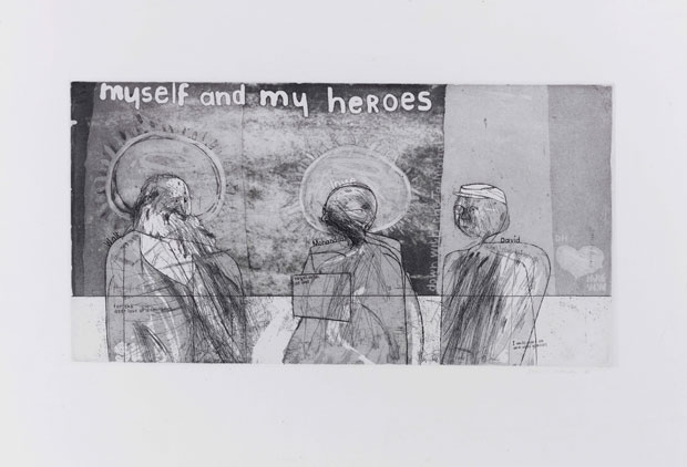 Myself and My Heroes (1961), David Hockney. © The artist