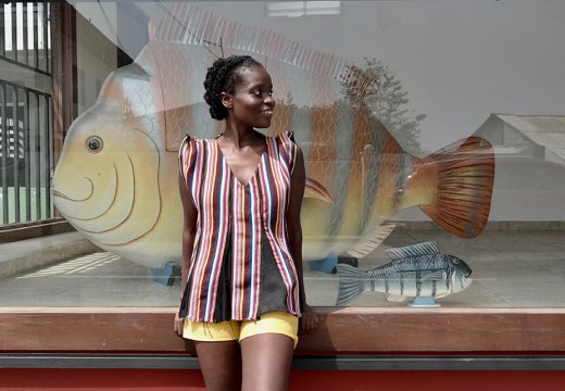 Nana Oforiatta-Ayim (founder of ANO) at ANO’s new space in Accra. Photo: Latifah Iddriss, courtesy of ANO