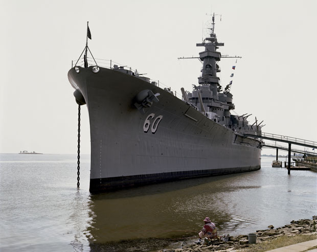 USS Alabama Mobile, Alabama, September 1980, by Joel Sternfeld. © Joel Sternfeld. Image courtesy Beetles+Huxley and Luhring Augustine