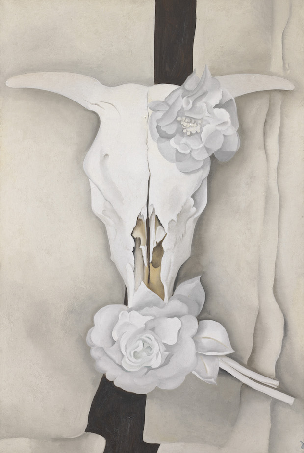 Cow's Skull with Calico Roses (1931), Georgia O'Keeffe. Photo: Alfred Stieglitz Collection, The Art Institute of Chicago / © Georgia O'Keeffe Museum / DACS 2016