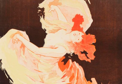 Detail of Folies-Bergère, La Loïe Fuller (1893), Jules Chéret.