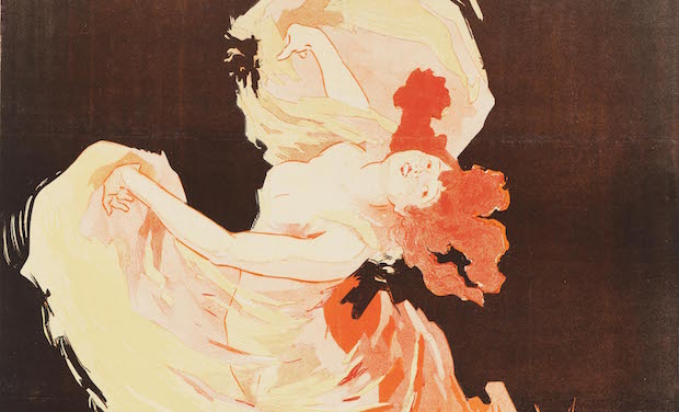 Detail of Folies-Bergère, La Loïe Fuller (1893), Jules Chéret.