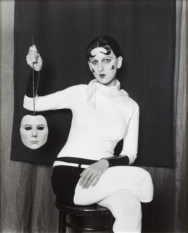 Me as Cahun holding a mask of my face (2012), Gillian Wearing. © Gillian Wearing, courtesy Maureen Paley, London; Regen Projects, Los Angeles; Tanya Bonakdar Gallery, New York