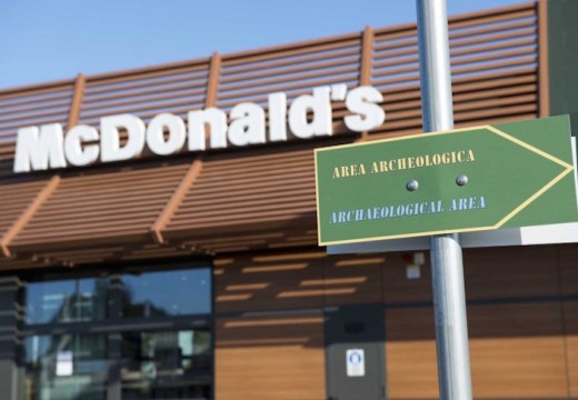 The McDonald's branch in Marino, Lazio