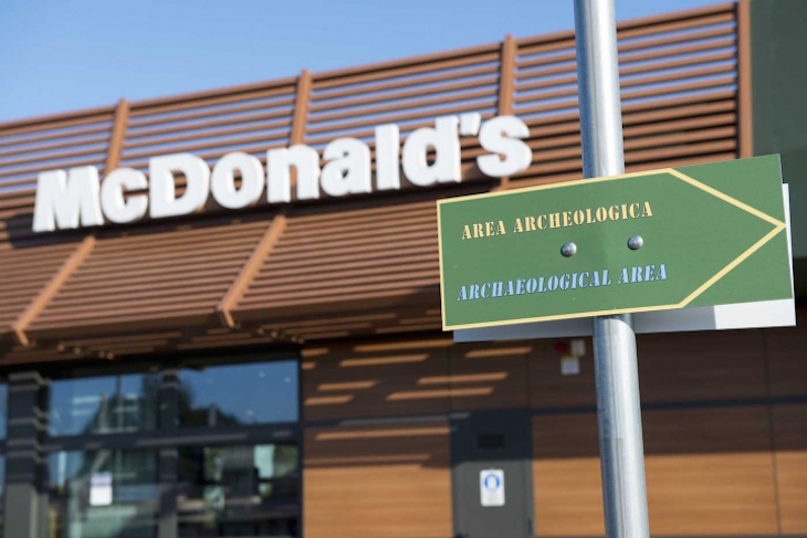 The McDonald's branch in Marino, Lazio