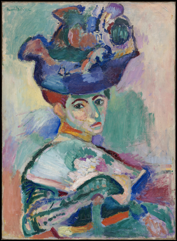 Femme au chapeau (Woman with a Hat) (1905), Henri Matisse. © Succession H. Matisse / Artists Rights Society (ARS), New York