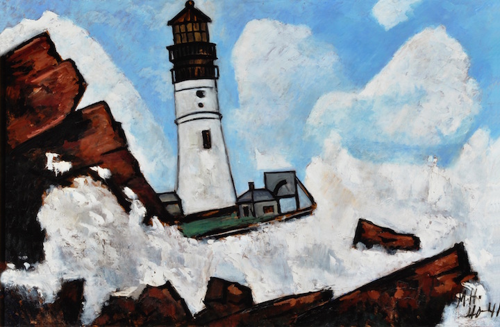 The Lighthouse (1940–41), Marsden Hartley. Collection of Pitt and Barbara Hyde