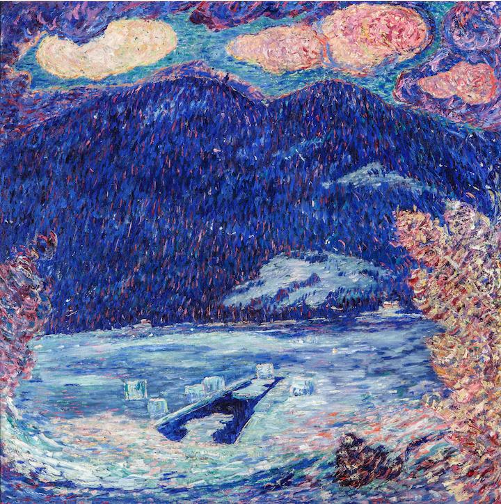 The Ice Hole, Maine (1908–09), Marsden Hartley. New Orleans Museum of Art
