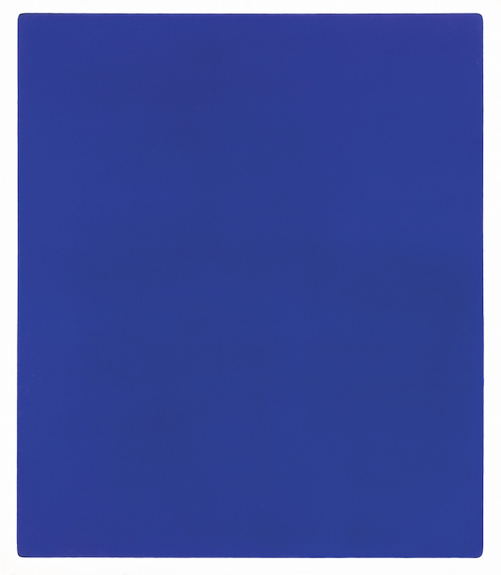 Untitled blue monochrome (IKB 79) (1959), Yves Klein. © Yves Klein, ADAGP, Paris and DACS, London 2016.