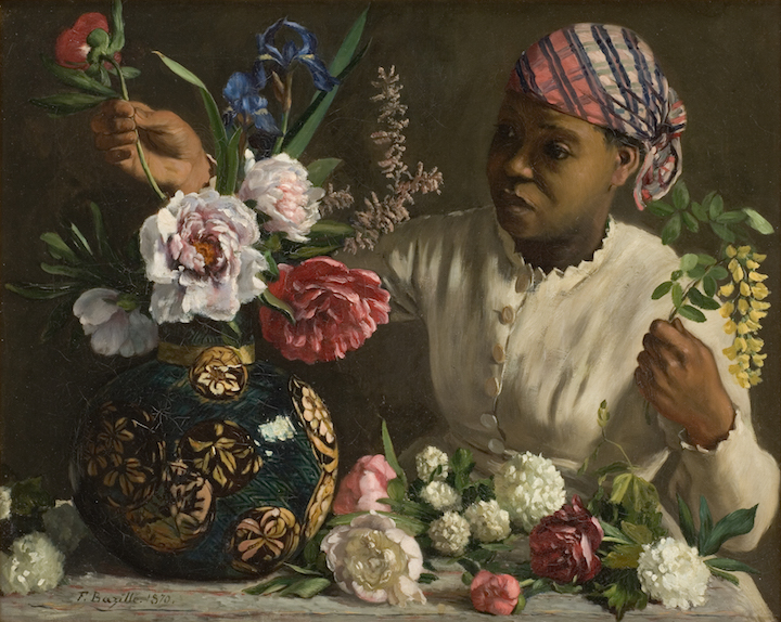 Young Woman with Peonies (1870), Frédéric Bazille. National Gallery of Art, Washington
