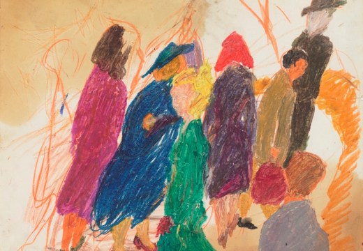 Street Scene, (1958), Mimi Gross. Photo: Jeffrey Sturges; courtesy the artist
