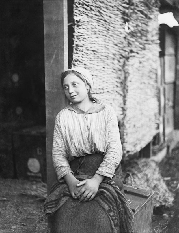 A Young Italian Woman Employed by the British Army in Italy (November 1918), 9. William Joseph Brunell. Courtesy: Imperial War Museum