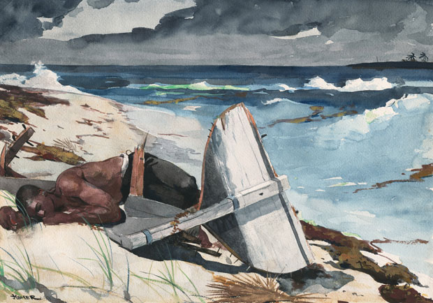 After the Hurricane, Bahamas (1899), Winslow Homer. Art Institute of Chicago