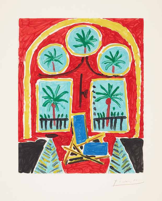 Le Californie (Intérieur rouge) (1959–60), after Pablo Picasso. Estimate: $6,000–8,000. Image courtesy of Phillips / Phillips.com