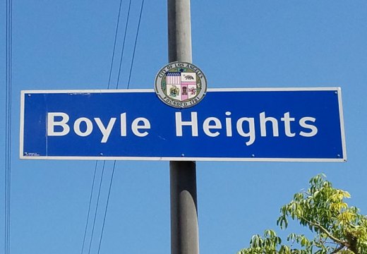 Boyle Heights, Los Angeles, California. Debates about gentrification have flared up in the area in recent years, with galleries becoming a focus of local criticism