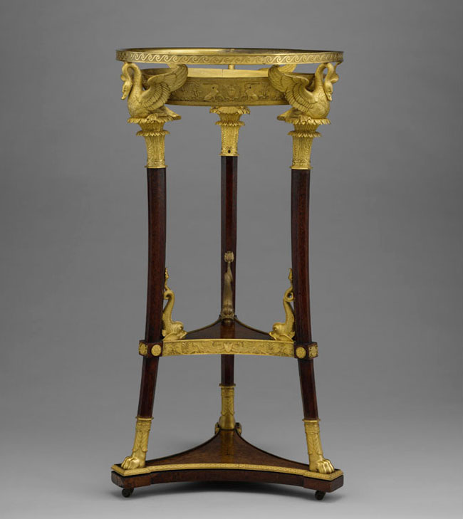 Washstand (1800–14), designed by Charles Percier with mounts by Martin-Guillaume Biennais. Metropolitan Museum of Art, New York