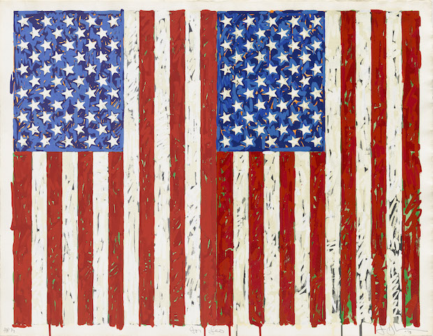 Flags I (1973), Jasper Johns. © Jasper Johns/VAGA, New York/DACS, London 2016. © Tom Powel Imaging