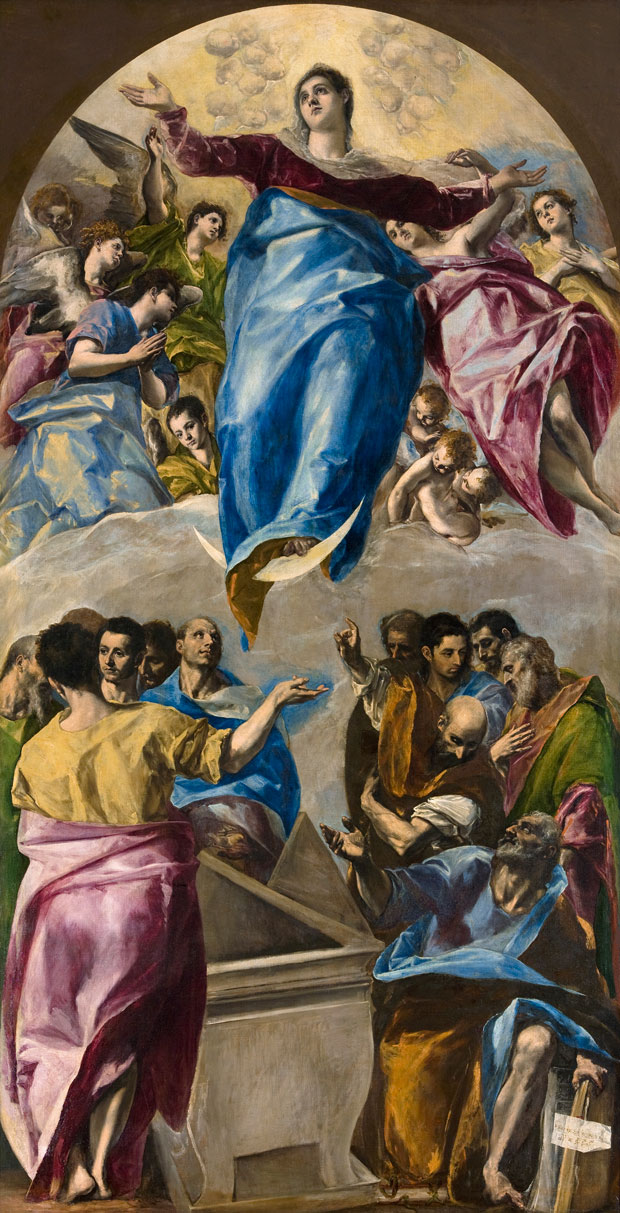 The Assumption of the Virgin (c. 1577/79), Domenikos Theotokopoulos, known as El Greco. Art Institute of Chicago
