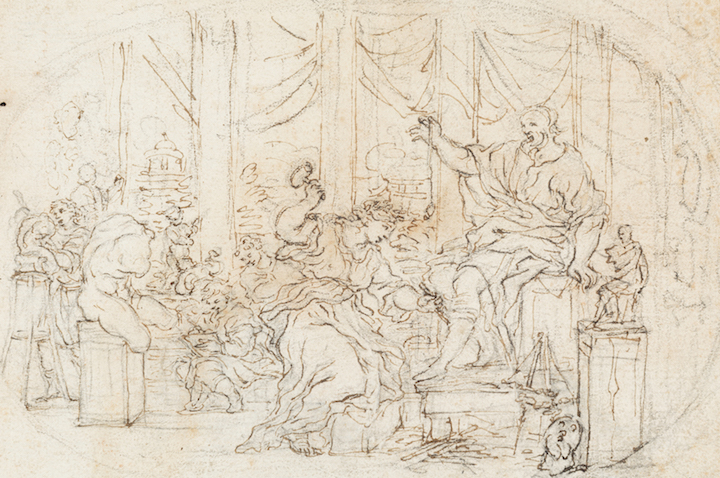 The Sculptor's Atelier, an Allegorical Scene (c. 1702), Giovanni Battista Foggini. Maurizio Nobile, €14,000