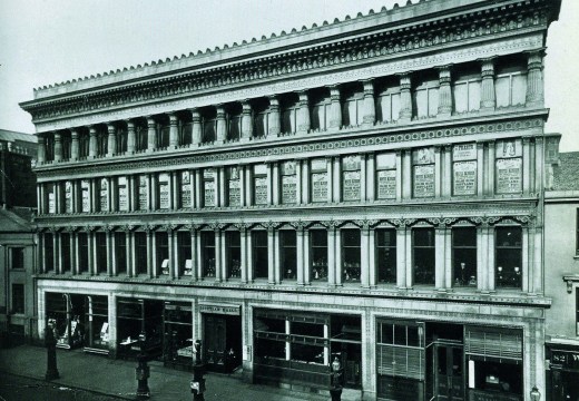 The Egpytian Halls, Glasgow, designed by Alexander Thomson and photographed by Thomas Annan in 1874, the year the building opened