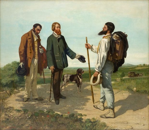 The Meeting, 1854, Gustave Courbet, Musée Fabre