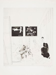 Picasso's meninas: three impressions (1973), Richard Hamilton. Estimate: $40,000–60,000