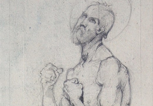 Saint Francis of Assisi (detail) (1842), Jean-Auguste-Dominique Ingres. Galerie de Bayser, €40,000