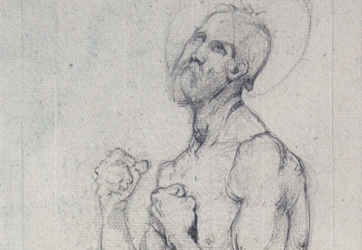 Saint Francis of Assisi (detail) (1842), Jean-Auguste-Dominique Ingres. Galerie de Bayser, €40,000