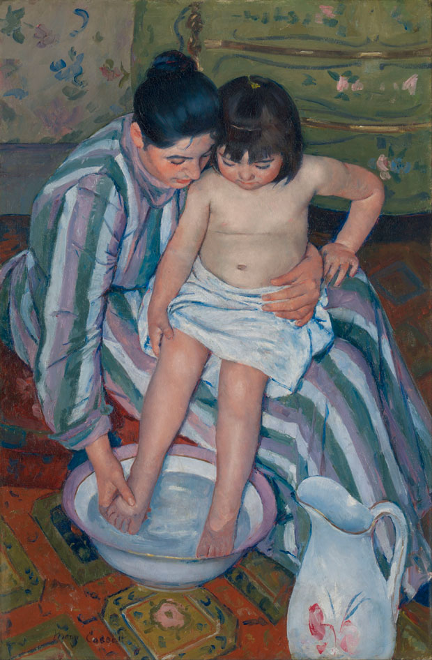 The Child's Bath (1893), Mary Cassatt. Art Institute of Chicago