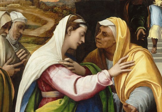 The Visitation (detail; 1518–19), Sebastiano del Piombo. © RMN-Grand Palais (musée du Louvre) / Hervé Lewandowski