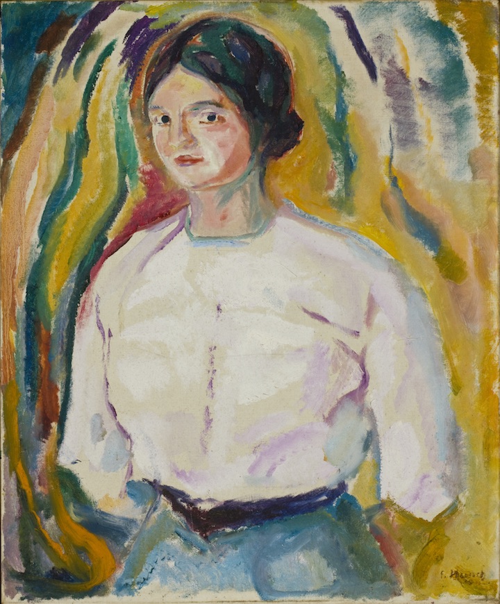 Ingeborg with Her Arms behind Her Back (1913), Edvard Munch. Munch-museet, Oslo