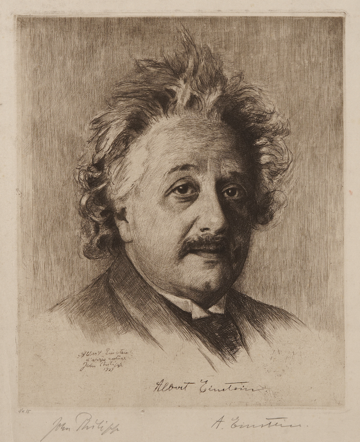 Albert Einstein (1929), John Philipp. Ben Uri Collection