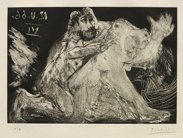 Le cocu magnifique portfolio (1968), Pablo Picasso. Estimate: $70,000–90,000. Image courtesy of Phillips / Phillips.com