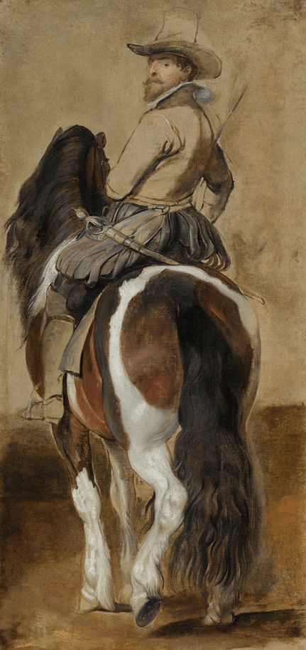Study of a Horse with a Rider (early 1610s), Peter Paul Rubens