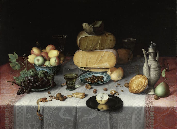 Still Life with Cheese (c. 1615), Floris van Dijck