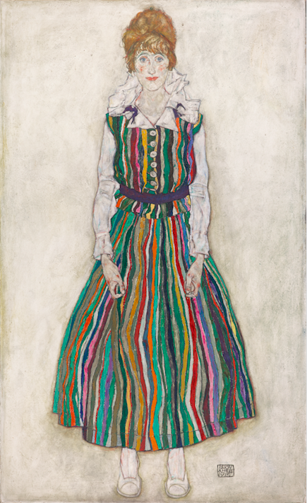 Portrait of Edith (The Artist's Wife) , 1915, Egon Schiele. Gemeentemuseum Den Haag