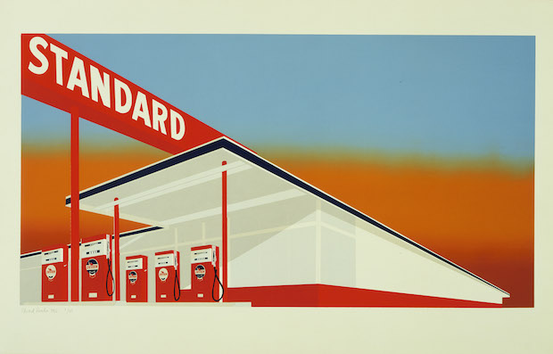 Standard Station (1966), Edward Ruscha. The Museum of Modern Art, New York/Scala, Florence. © Ed Ruscha. Reproduced by permission of the artist