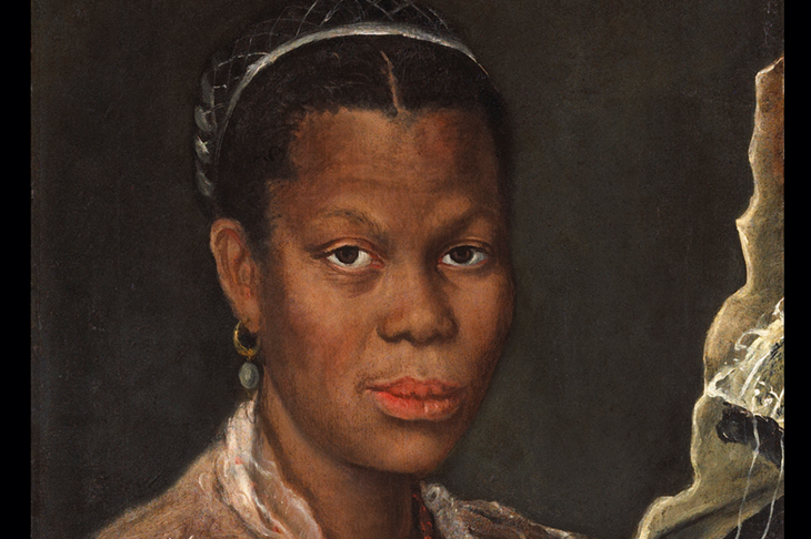 Portrait of an African woman holding a clock (detail) (c. 1585), Annibale Carracci. Tomasso Brothers, around £1m