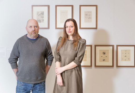 Tim Etchells and Vlatka Horvat in What Can Be Seen at the Millennium Gallery. Image © Museums Sheffield