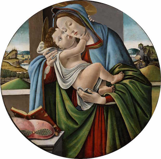 Virgin and Child (c. 1480–90), Studio of Sandro Botticelli (Alessandro di Mariano Filipepi). © Fitzwilliam Museum, Cambridge