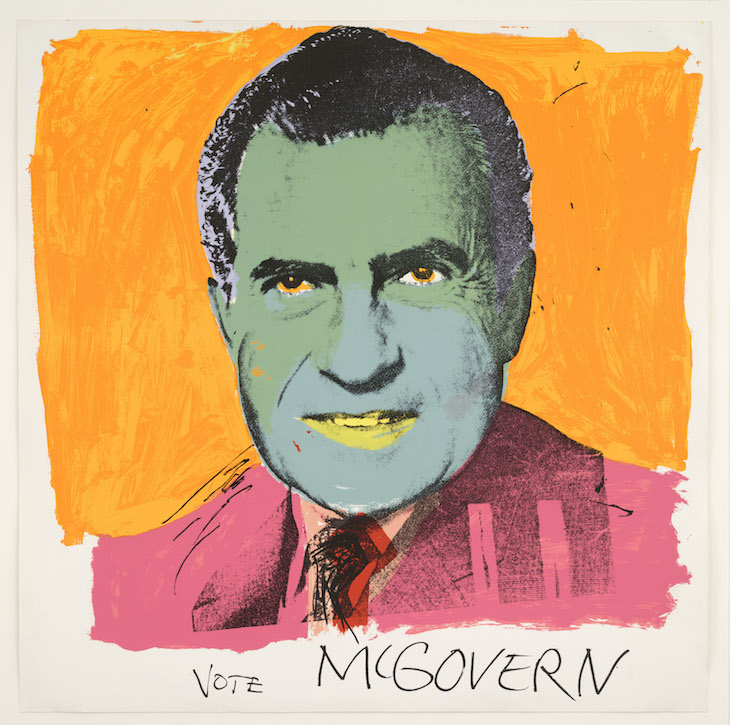 Vote McGovern (1972), Andy Warhol. © 2016 The Andy Warhol Foundation for the Visual Arts, Inc./Artists Rights Society (ARS), New York and DACS, London