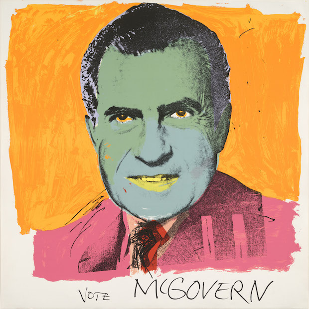 Vote McGovern (1972), Andy Warhol. © 2016 The Andy Warhol Foundation for the Visual Arts, Inc./Artists Rights Society (ARS), New York and DACS, London