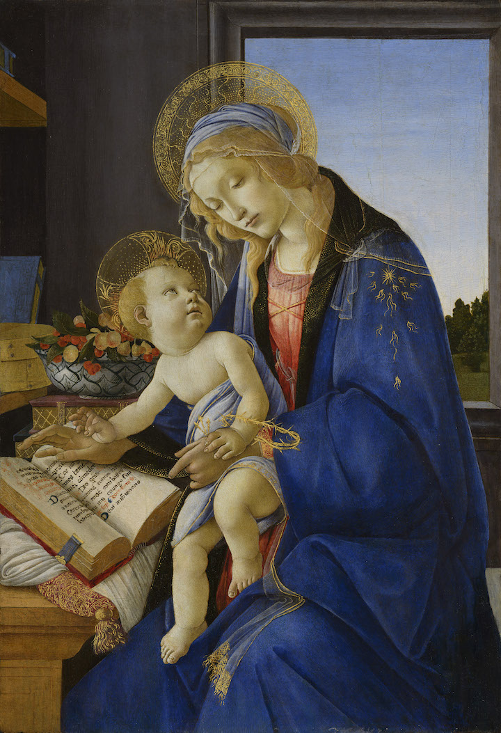 Madonna of the Book (c. 1479), Sandro Botticelli. Museo Poldi Pezzoli; courtesy Museum of Fine Arts, Boston